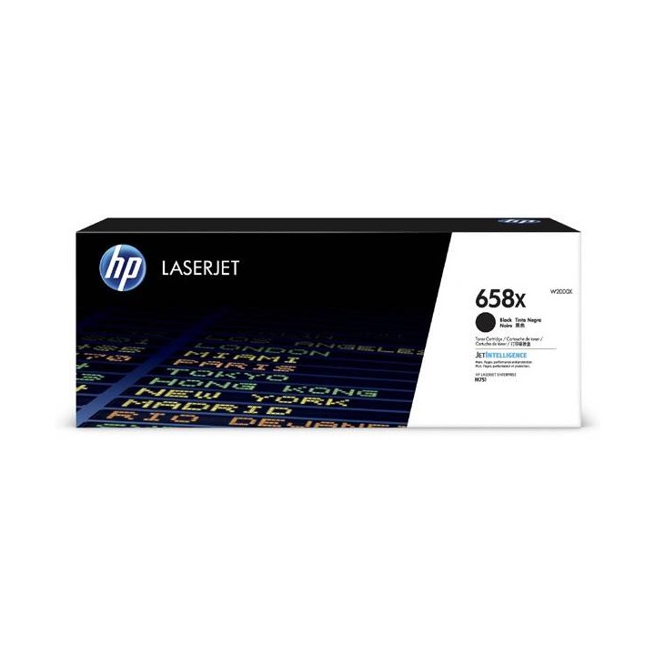 HP ORYGINALNY TONER W2000X, BLACK, 33000S, HP 658X, HIGH CAPACITY, HP COLOR LASERJET ENTERPRISE M751 SERIES, O