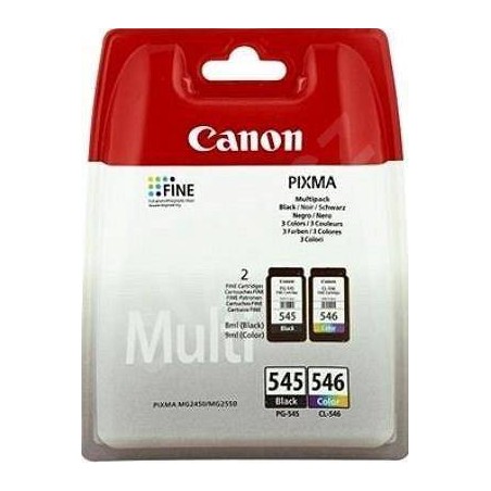 Tusz oryginalny CANON PG545/CL546 8287B005 CMYK  180 stron