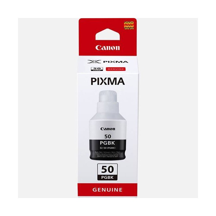 CANON ORYGINALNY INK / TUSZ 3386C001, BLACK, 6000S, GI-50 PGBK, CANON PIXMA G5050,G6050,GM2050