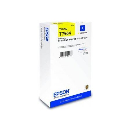 Tusz oryginalny EPSON T756440 C13T756440 Yellow  14 ml