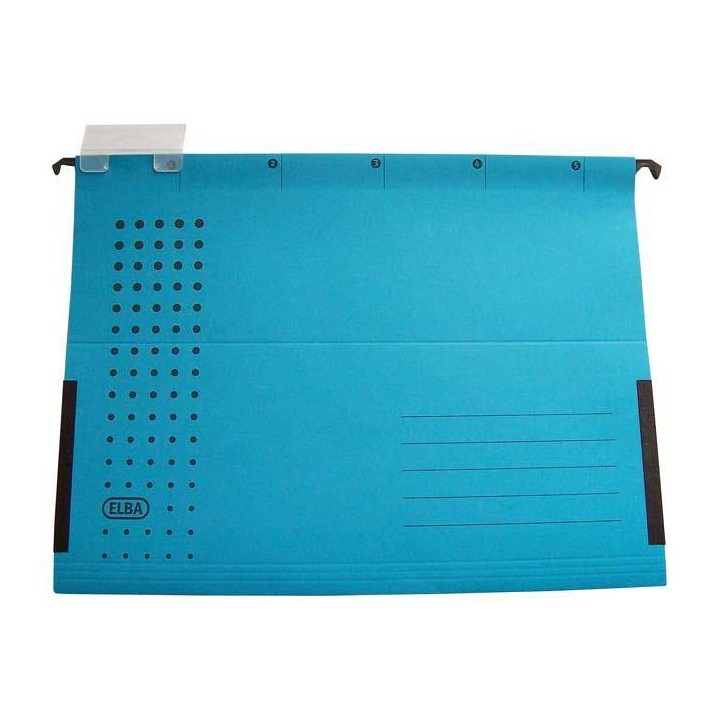 TECZKA ZAWIESZKOWA A4 ELBA 100552099 NIEBIESKA Z KARTONU 240 G/M²