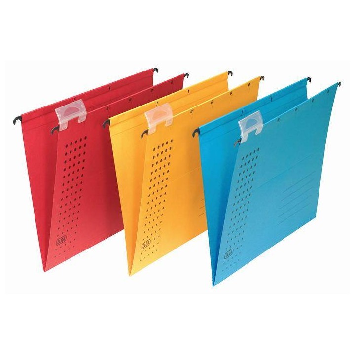TECZKA ZAWIESZKOWA A4 ELBA 100552087 ŻÓŁTA Z KARTONU 240 G/M²