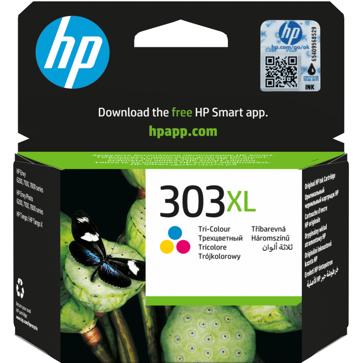 HP ORYGINALNY INK / TUSZ T6N03AE, HP 303XL, COLOR, 415S, HIGH CAPACITY, HP ENVY PHOTO 6230, 7130, 7134, 7830
