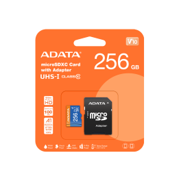 ADATA KARTA PAMIĘCI MICROSD PREMIER 256GB UHS1/CL10/A1+ADAPTER
