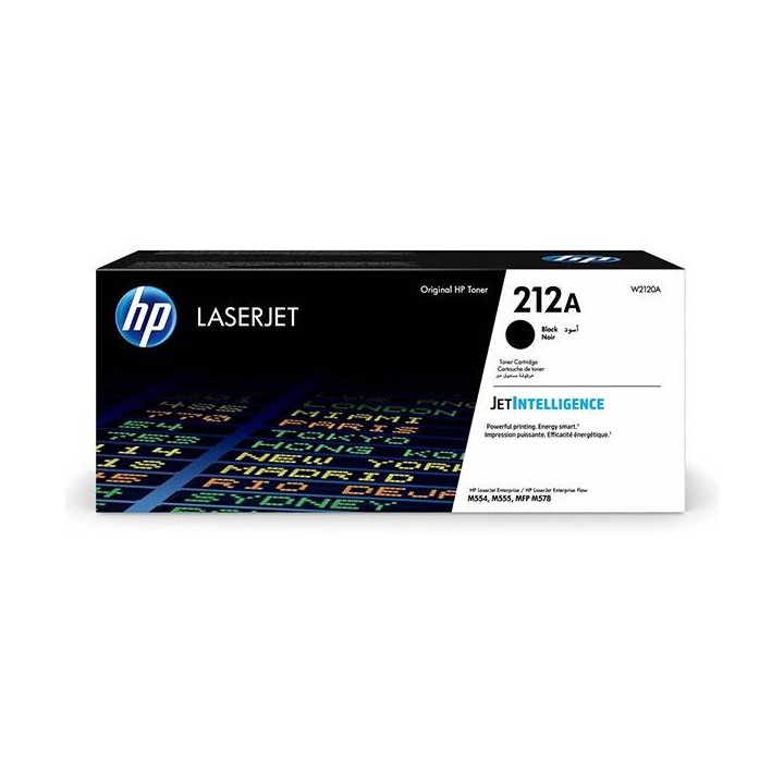 HP ORYGINALNY TONER W2120A, BLACK, 5500S, HP 212A, HP COLOR LASERJET ENTERPRISE M555DN, M555X, M554DN, O