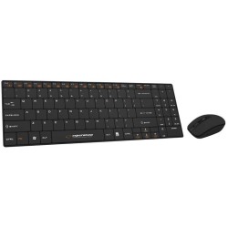 ESPERANZA ZESTAW BEZPRZEWODOWY KLAWIATURA SLIM + MYSZ 2,4 GHZ EK122K LIBERTY CZARNY