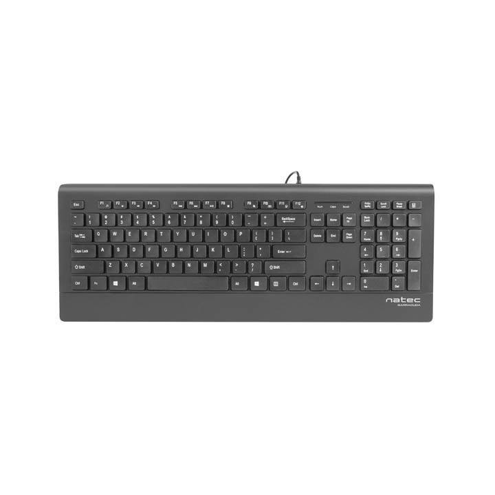 NATEC KLAWIATURA BARRACUDA SLIM CZARNA USB