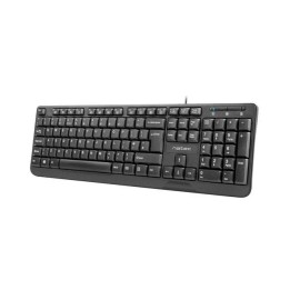 NATEC KLAWIATURA TROUT SLIM CZARNA USB