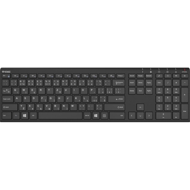 YENKEE KLAWIATURA BEZPRZEWODOWA SLIM YKB 2000 CSBK AKUMULATOR