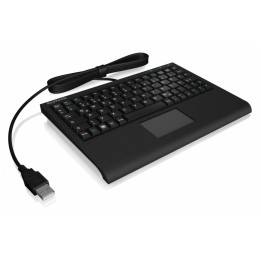 KEYSONIC KLAWIATURA MINI ACK-3410(US) TOUCHPAD, USB