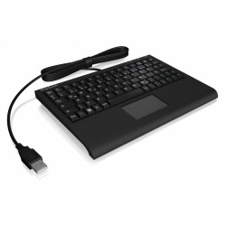 KEYSONIC KLAWIATURA MINI ACK-3410(US) TOUCHPAD, USB