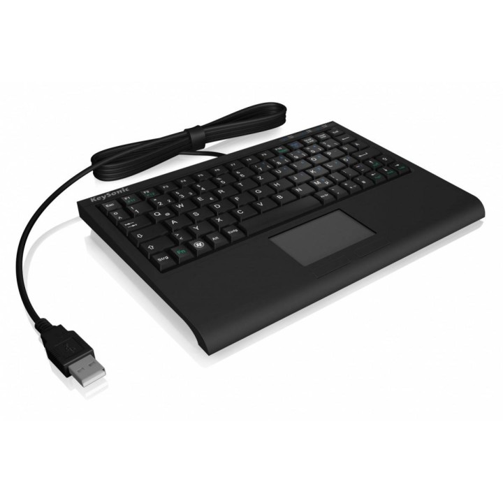 KEYSONIC KLAWIATURA MINI ACK-3410(US) TOUCHPAD, USB