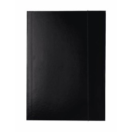 TECZKA Z GUMKĄ A4 ESSELTE 13439 CZARNA KARTONOWA 400G