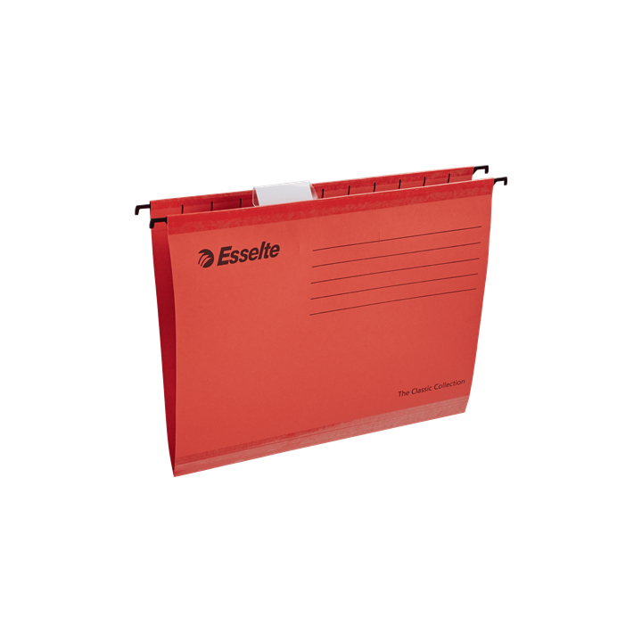 TECZKA ZAWIESZKOWA A4 ESSELTE CLASSIC 90316 CZERWONA KARTONOWA 210G