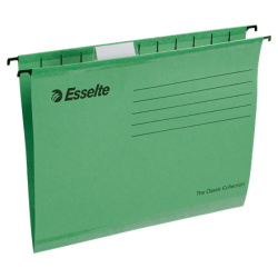 TECZKA ZAWIESZKOWA A4 ESSELTE CLASSIC 90318 ZIELONA KARTONOWA 210G