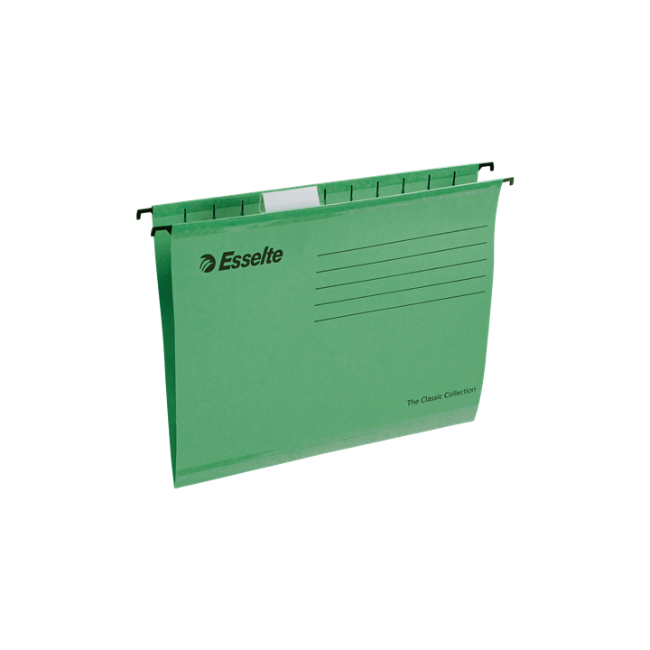 TECZKA ZAWIESZKOWA A4 ESSELTE CLASSIC 90318 ZIELONA KARTONOWA 210G