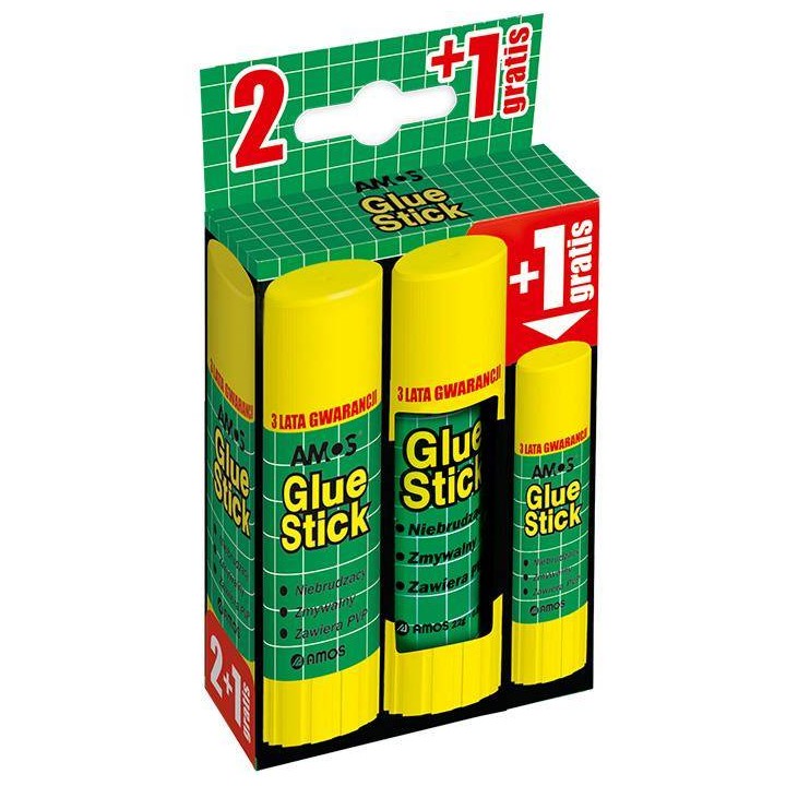 KLEJ W SZTYFCIE PVP AMOS 130-1811 2X22G+1 GRATIS