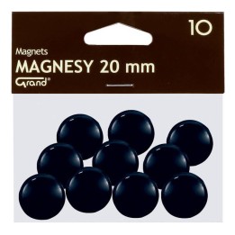 MAGNESY 20MM GRAND 130-1687 CZARNE 10SZT