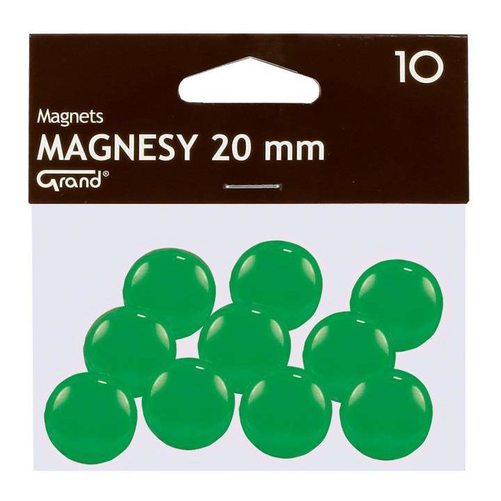 MAGNESY 20MM GRAND 130-1692 ZIELONE 10SZT