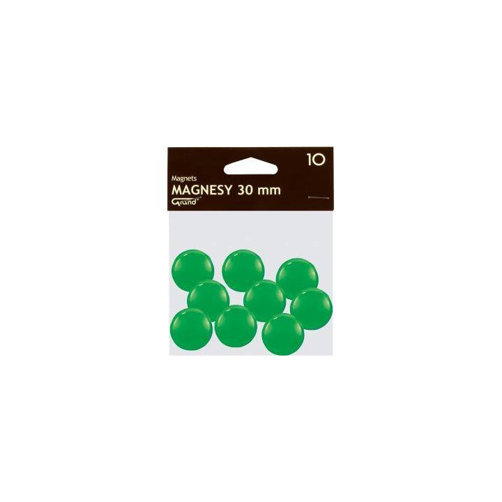 MAGNESY 30MM GRAND 130-1697 ZIELONE 10SZT