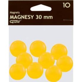 MAGNESY 30MM GRAND 130-1698 ŻÓŁTE 10SZT