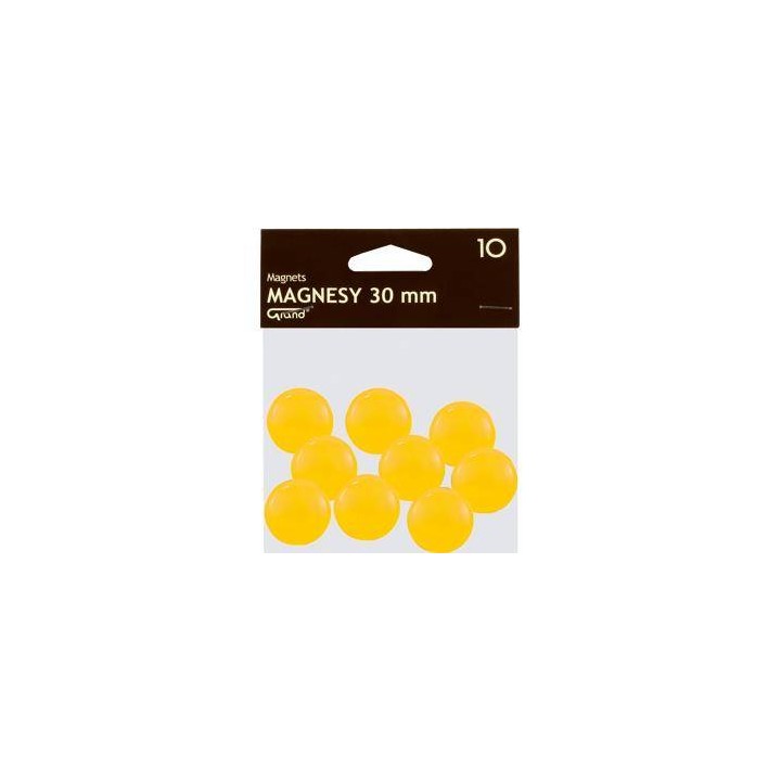 MAGNESY 30MM GRAND 130-1698 ŻÓŁTE 10SZT