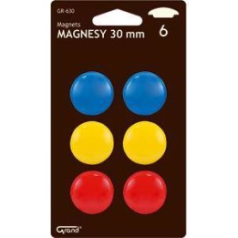 MAGNESY 30MM GRAND GR-630 130-1550 MIX KOLORÓW 6SZT
