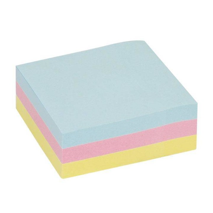 KARTECZKI SAMOPRZYLEPNE 75X75MM EAGLE 150-1141 3 KOLORY PASTEL 300KART