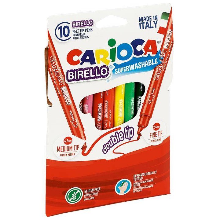 FLAMASTRY DWUSTRONNE CARIOCA 41438 BIRELLO 160-1462 MIX*10SZT