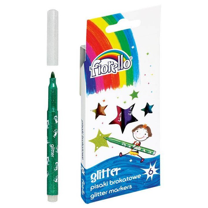 FLAMASTRY BROKATOWE FIORELLO GR-118 160-1998 MIX*6SZT