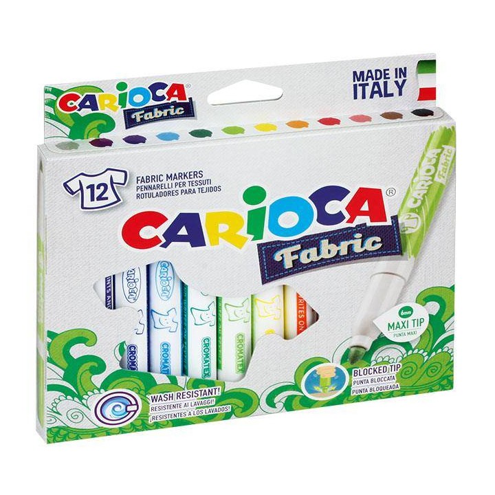FLAMASTRY DO TKANIN CARIOCA 40957 CROMATEX 160-1474 MIX*12SZT