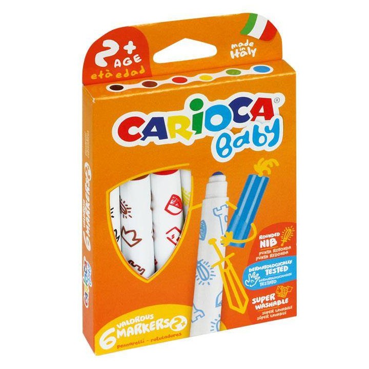 FLAMASTRY CARIOCA 43223/42813 BABY 160-1970 MIX*6SZT