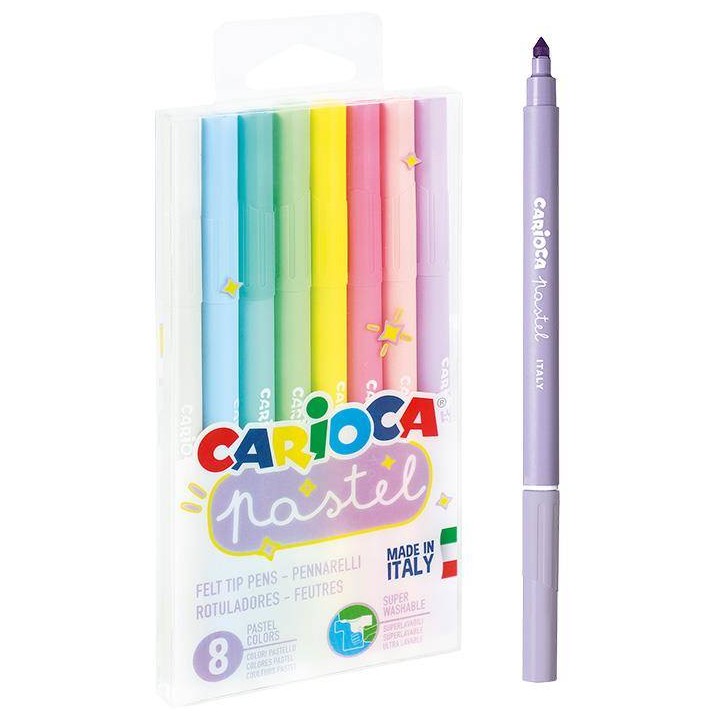 FLAMASTRY PASTELOWE CARIOCA 43032 160-2228 MIX*8SZT