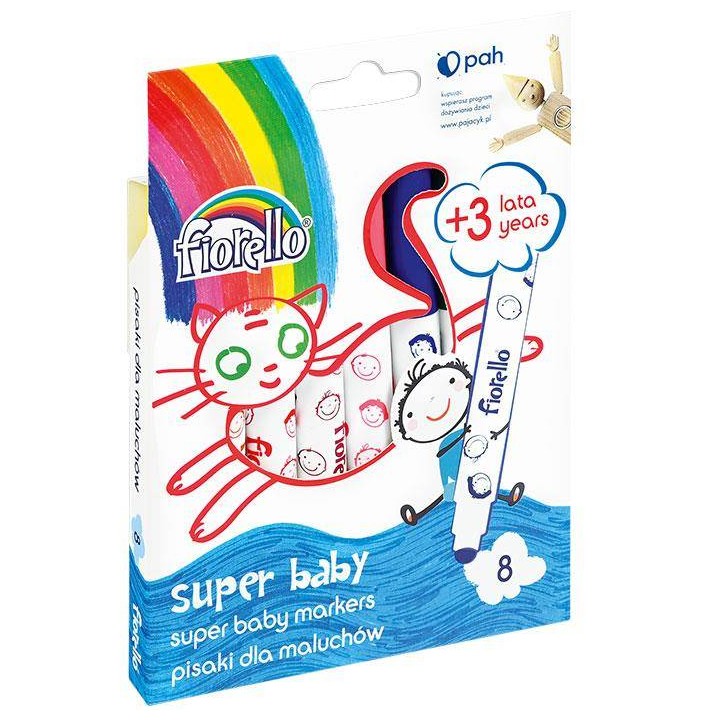 FLAMASTRY FIORELLO GR-F165 SUPER BABY 160-2033 MIX*8SZT