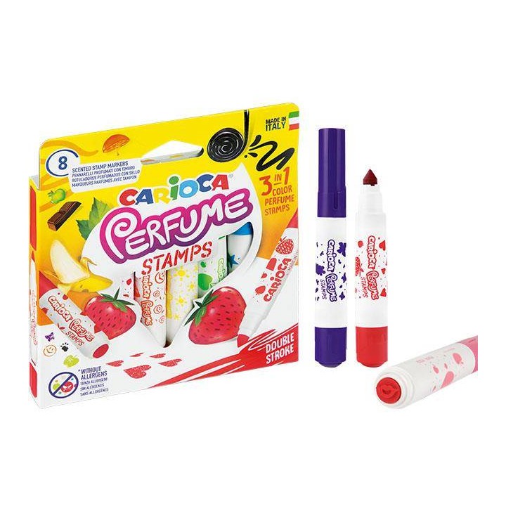 FLAMASTRY ZAPACHOWE CARIOCA 42988 PERFUME STAMPS 160-2202 MIX*8SZT