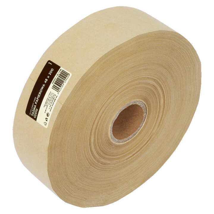 TAŚMA PAKOWA PAPIEROWA 48MMX200M GRAND 130-1299 BRĄZOWA