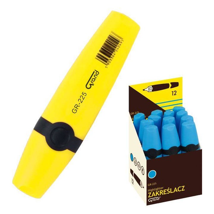 ZAKREŚLACZ 1-4.2MM GRAND GR-225 160-1521 ŻÓŁTY ŚCIĘTA