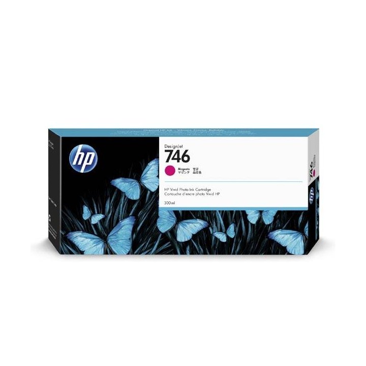 HP ORYGINALNY INK / TUSZ P2V78A, HP 746, MAGENTA, 300ML, HP HP DESIGNJET Z6, Z9+