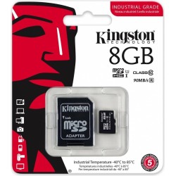 KINGSTON KARTA MICROSD 8GB CL10 UHS-I INDUSTRIAL
