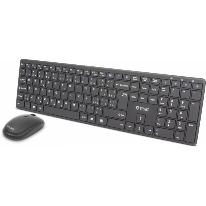 YENKEE ZESTAW BEZPRZEWODOWY KLAWIATURA + MYSZ YKM 2008CS TIBE