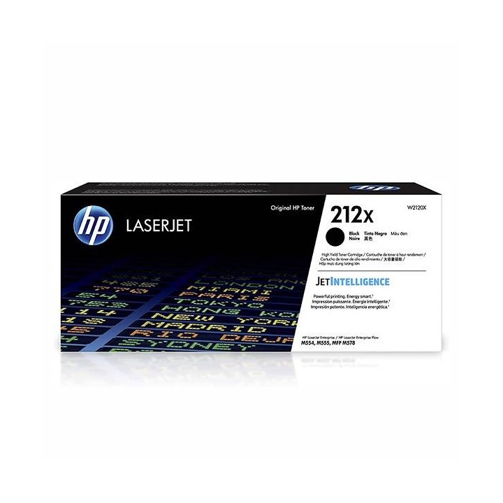 HP ORYGINALNY TONER W2120X, BLACK, 13000S, HP 212X, HIGH YIELD, HP COLOR LASERJET ENTERPRISE M555DN, M555X, M554DN, O