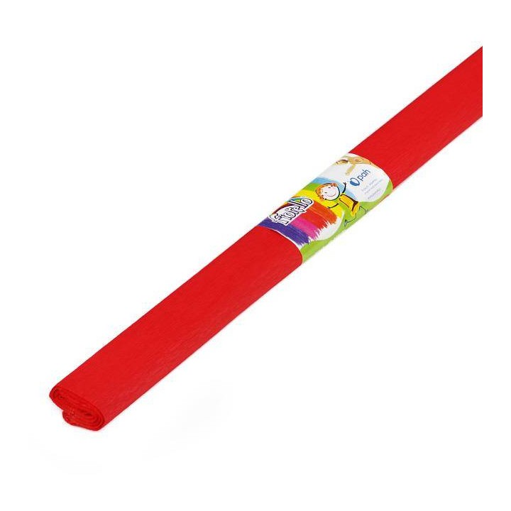 BIBUŁA 200X50CM FIORELLO 170-1607 CZERWONA