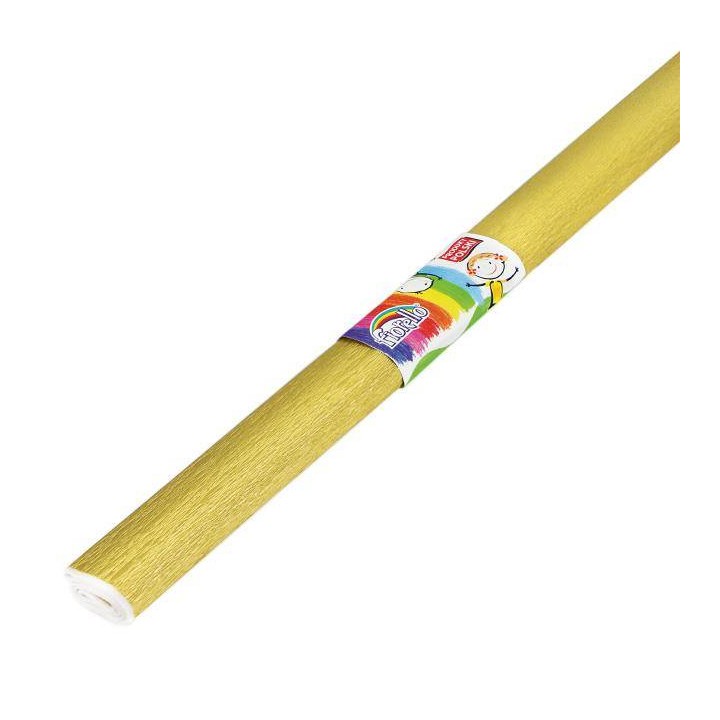 BIBUŁA 200X50CM FIORELLO 170-1618 ZŁOTA