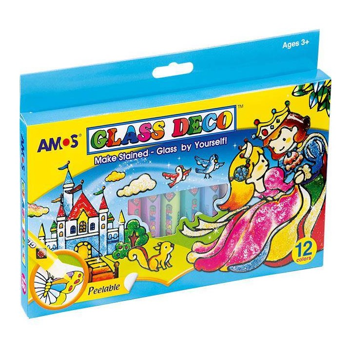 FARBY WITRAŻOWE AMOS GD10P12R 170-1045 10.5ML 12KOL