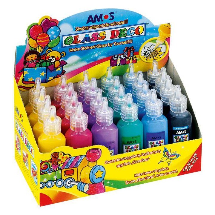 FARBY WITRAŻOWE AMOS GD22D24 170-1047 22ML 6KOL 24SZT