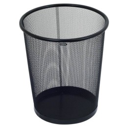 KOSZ NA ŚMIECI METALOWA SIATKA 12L GRAND GR-020 120-1127 OKRĄGŁY CZARNY