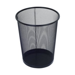 KOSZ NA ŚMIECI METALOWA SIATKA 19L GRAND GR-018 120-1332 OKRĄGŁY CZARNY