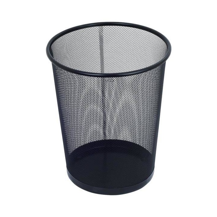 KOSZ NA ŚMIECI METALOWA SIATKA 19L GRAND GR-018 120-1332 OKRĄGŁY CZARNY