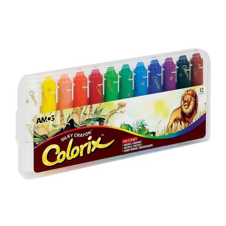 KREDKI ARTYSTYCZNE WYKRĘCANE AMOS CRX5PC12 COLORIX 170-2105 12KOL