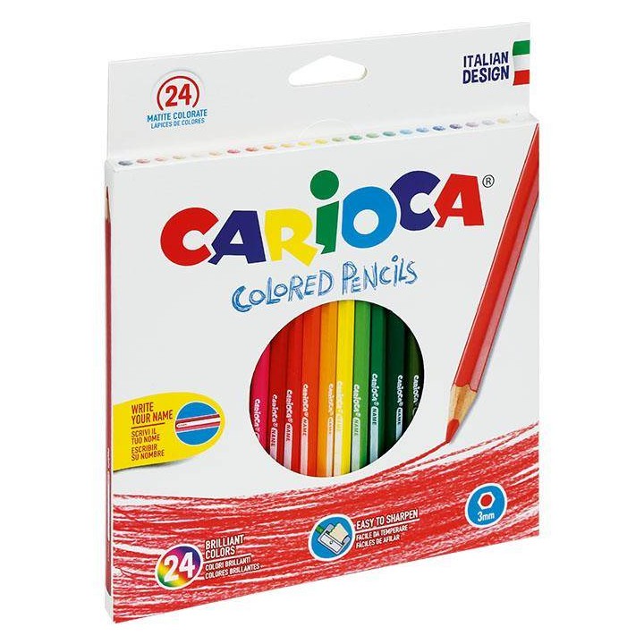 KREDKI OŁÓWKOWE CARIOCA 40381 170-1464 24KOL